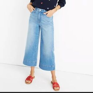 Madewell Wideleg Cropped Jeans
